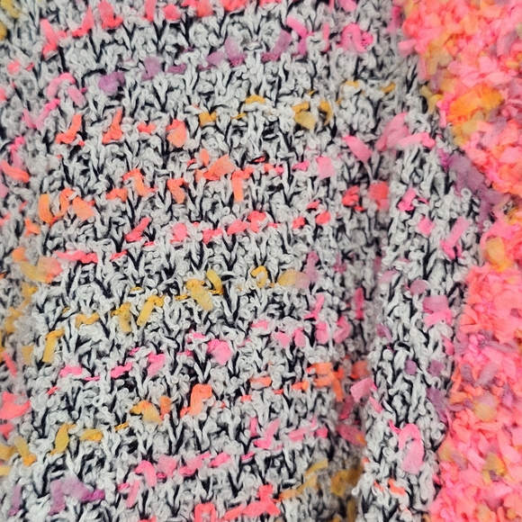 For The Republic Pink Multicolor Tweed Cardigan - Picture 5 of 12
